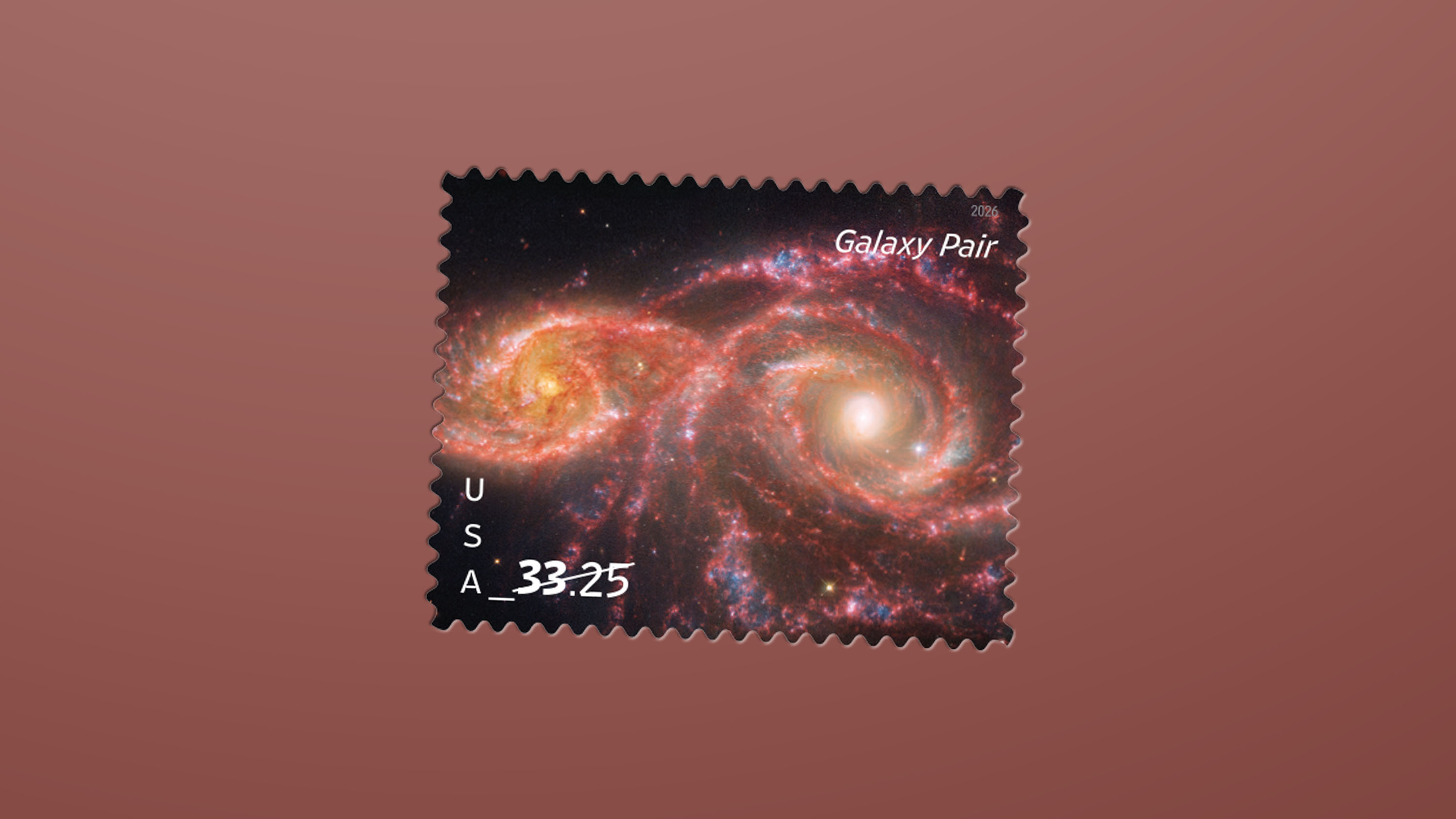 Galaxy Pair — Stamps Forever