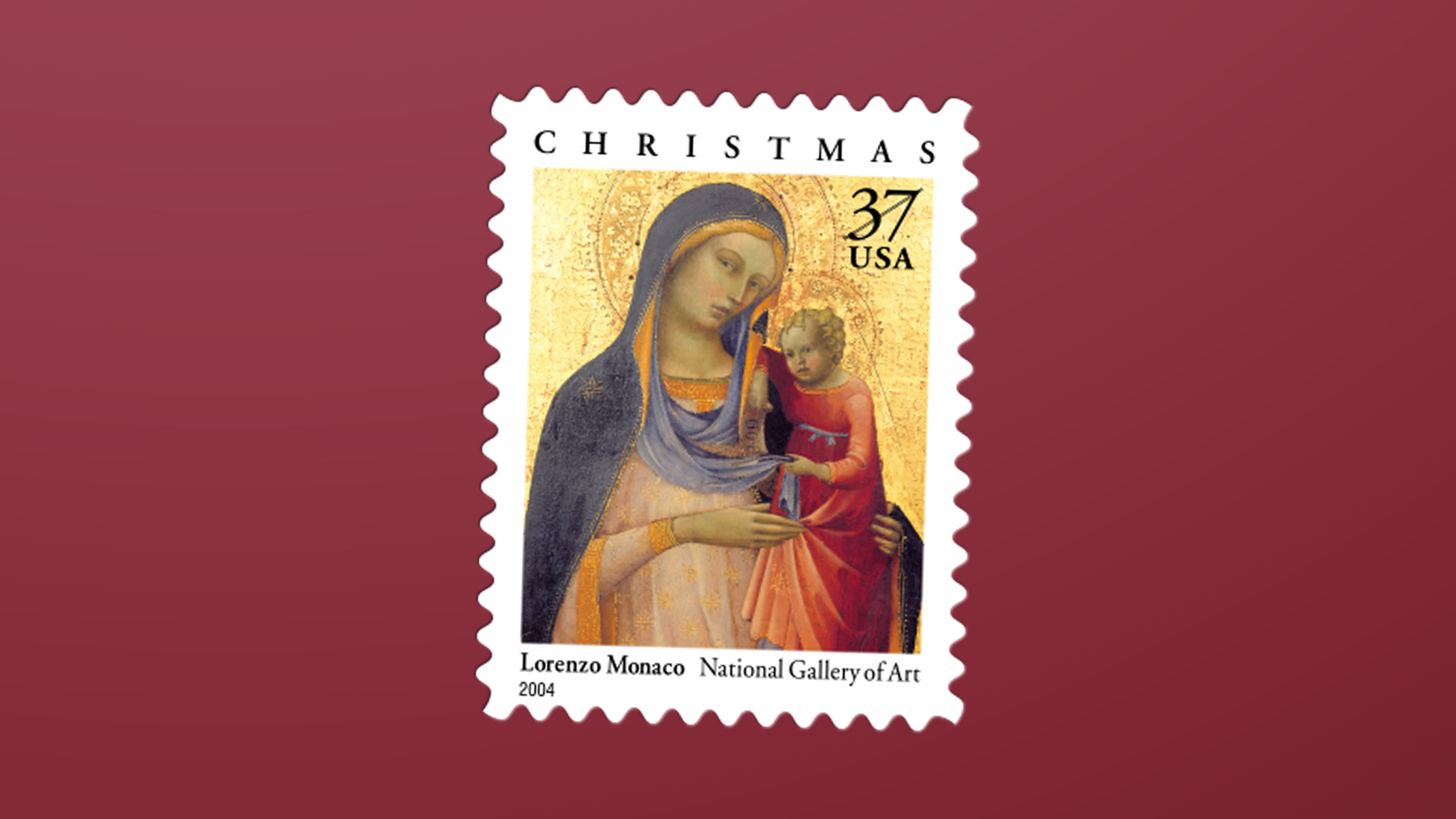Madonna and Child by Lorenzo Monaco — Stamps Forever display picture 1