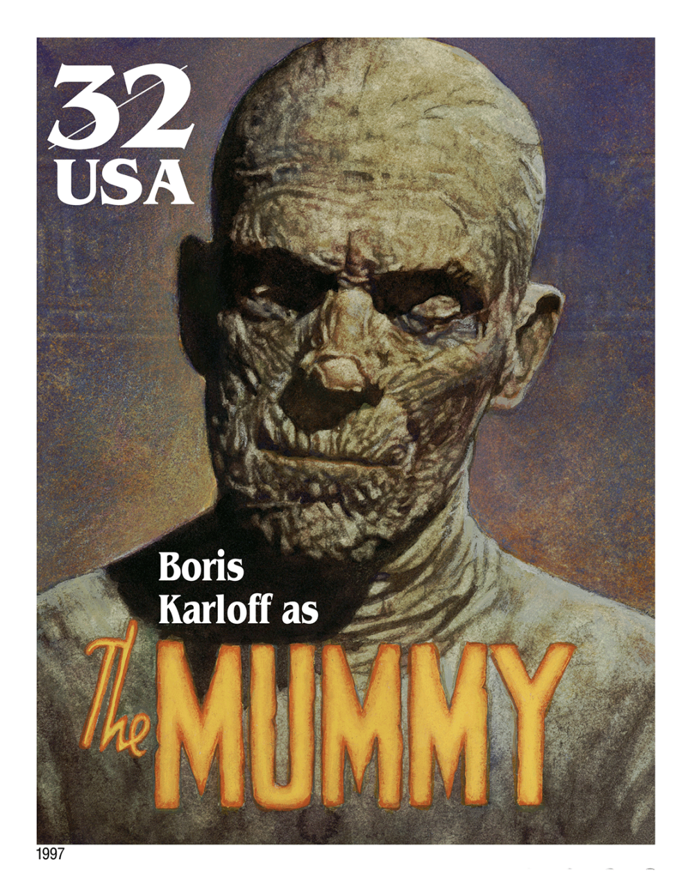 3623 外国切手 アメリカ 1997年 クラシック映画モンスター 妖怪 5連刷 Classic Movie Monsters — Stamps Forever