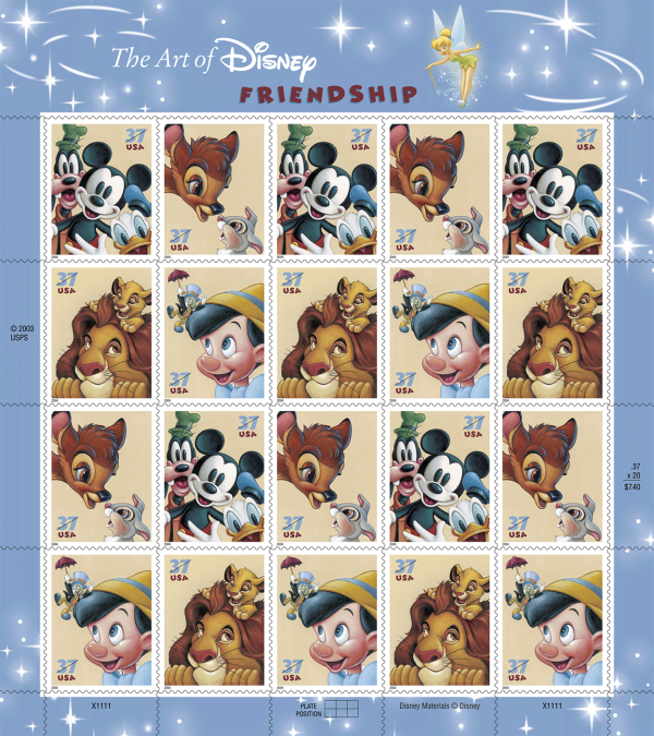Art of Disney: Friendship — Stamps Forever