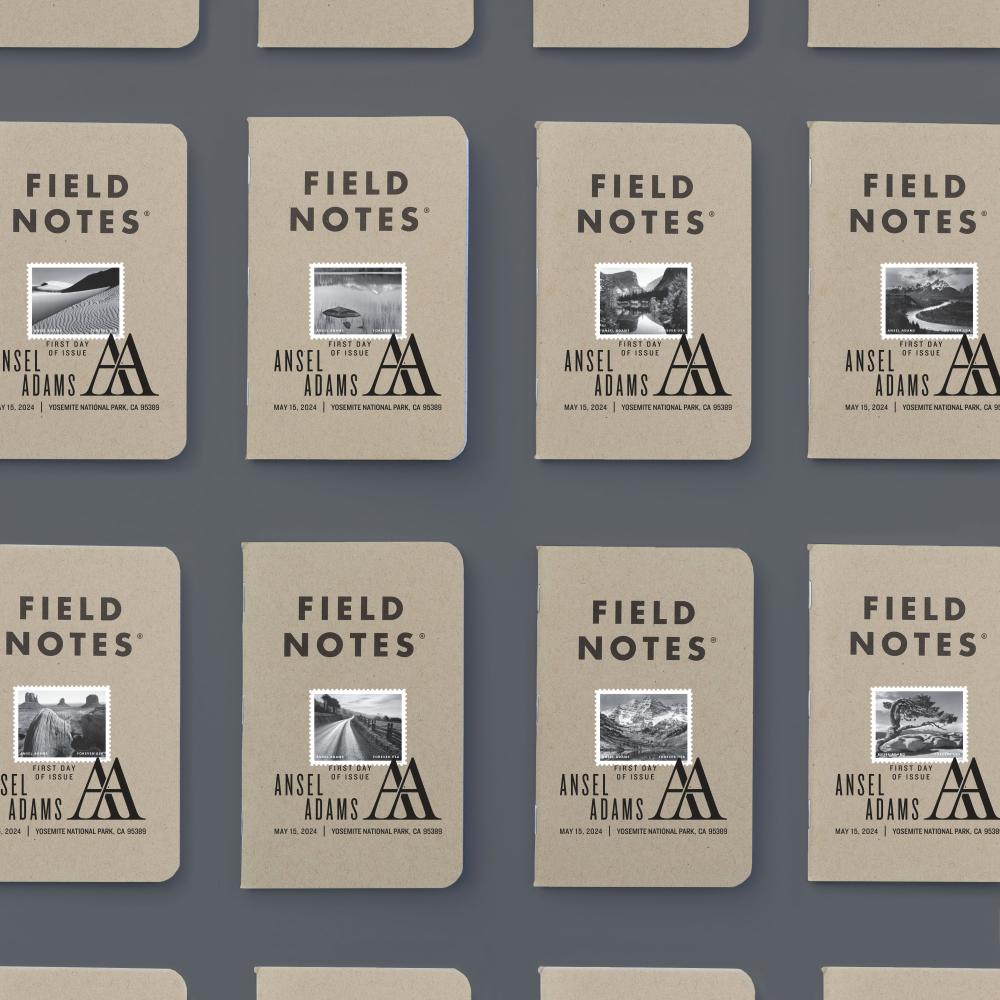 Ansel Adams Field Notes Notebooks set Of 16 Stamps Forever ansel-adams-field-notes-notebooks-set-of-16-stamps-forever