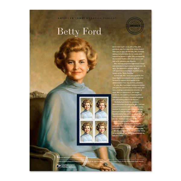 Betty Ford American Commemorative Panel® — Stamps Forever