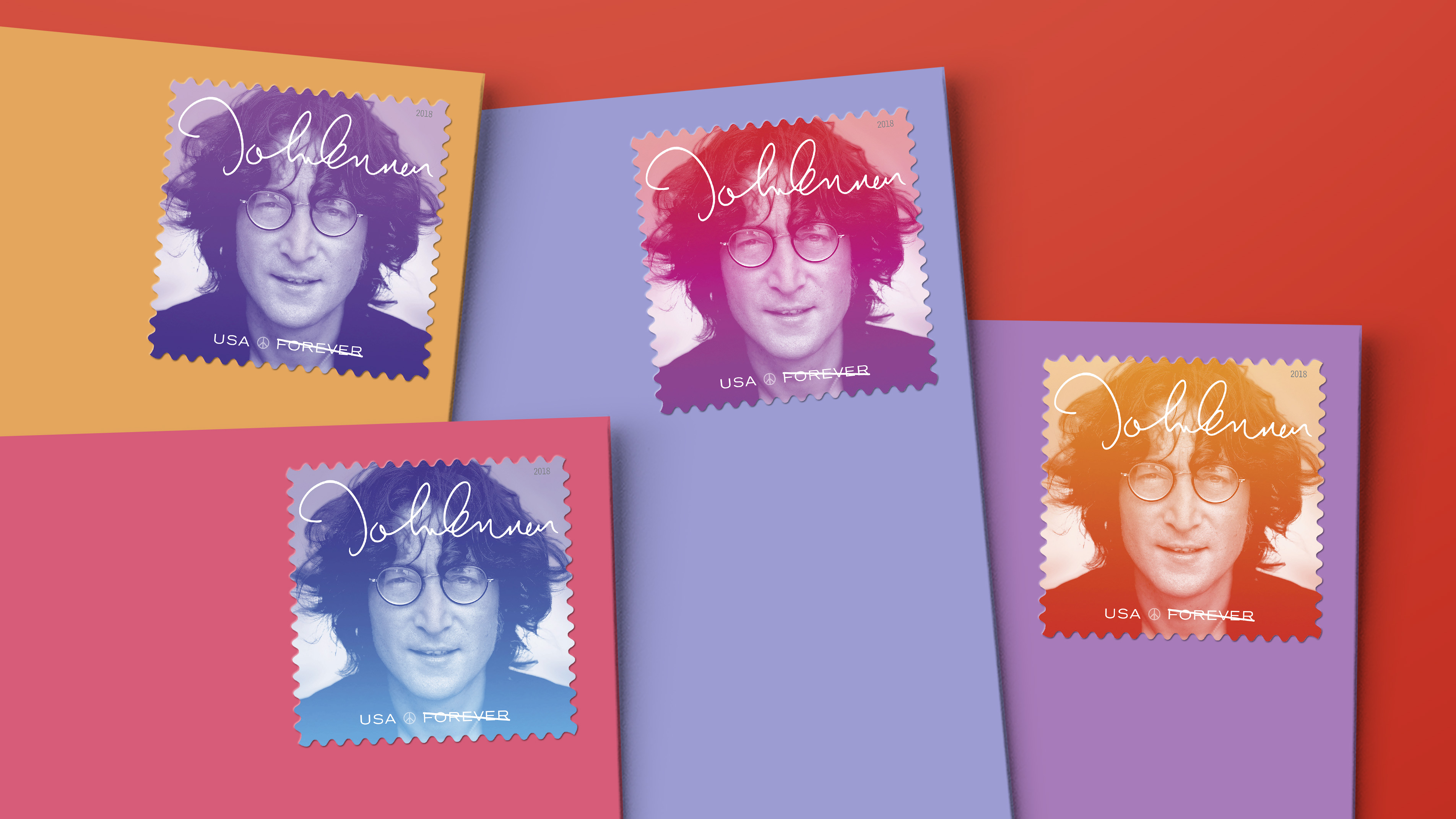 John Lennon — Stamps Forever