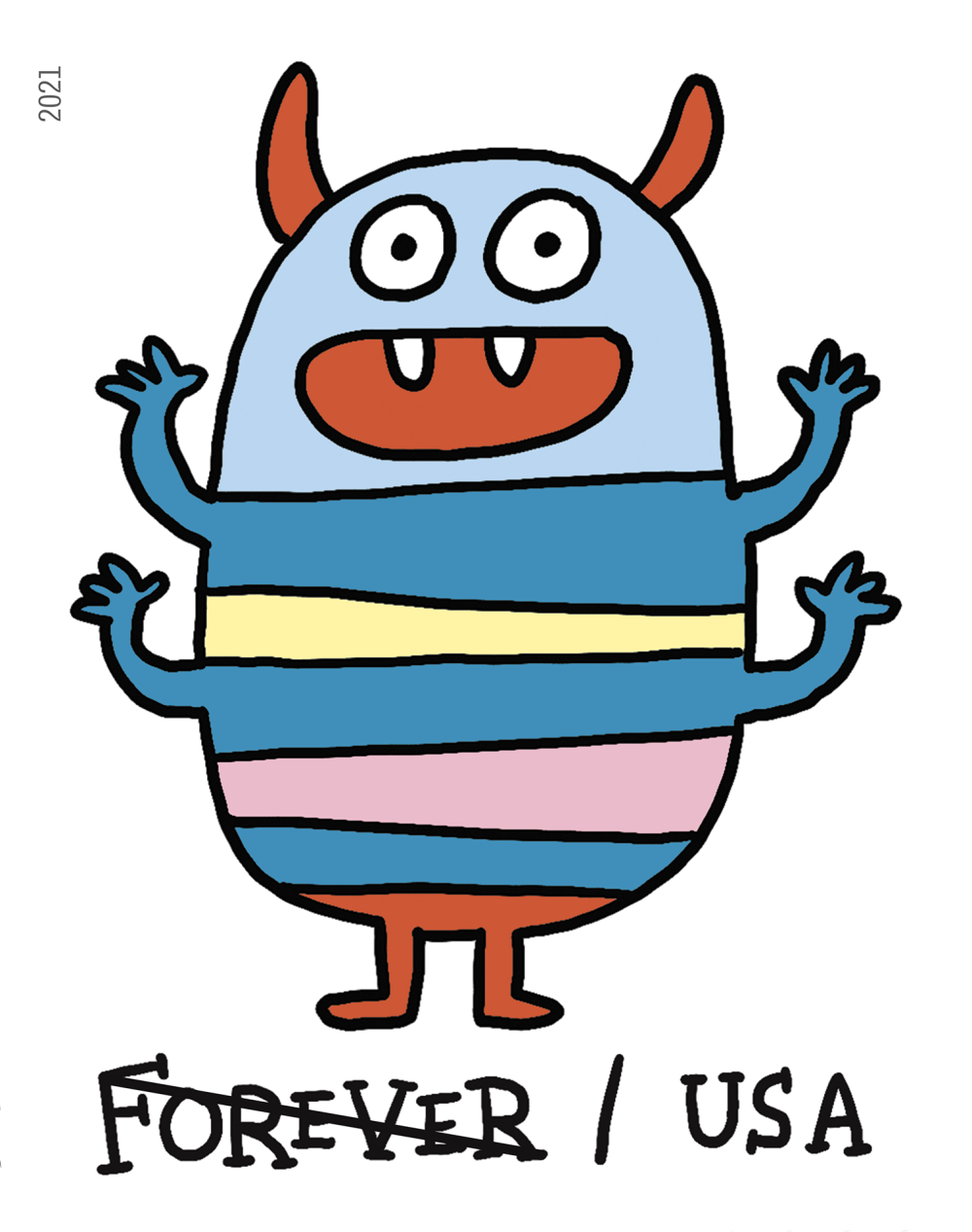 Message Monsters — Stamps Forever