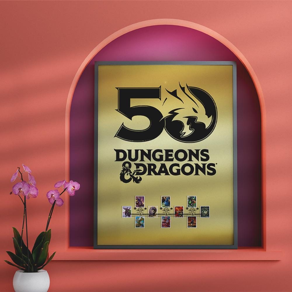 Dungeons & Dragons Metallic Poster — Stamps Forever