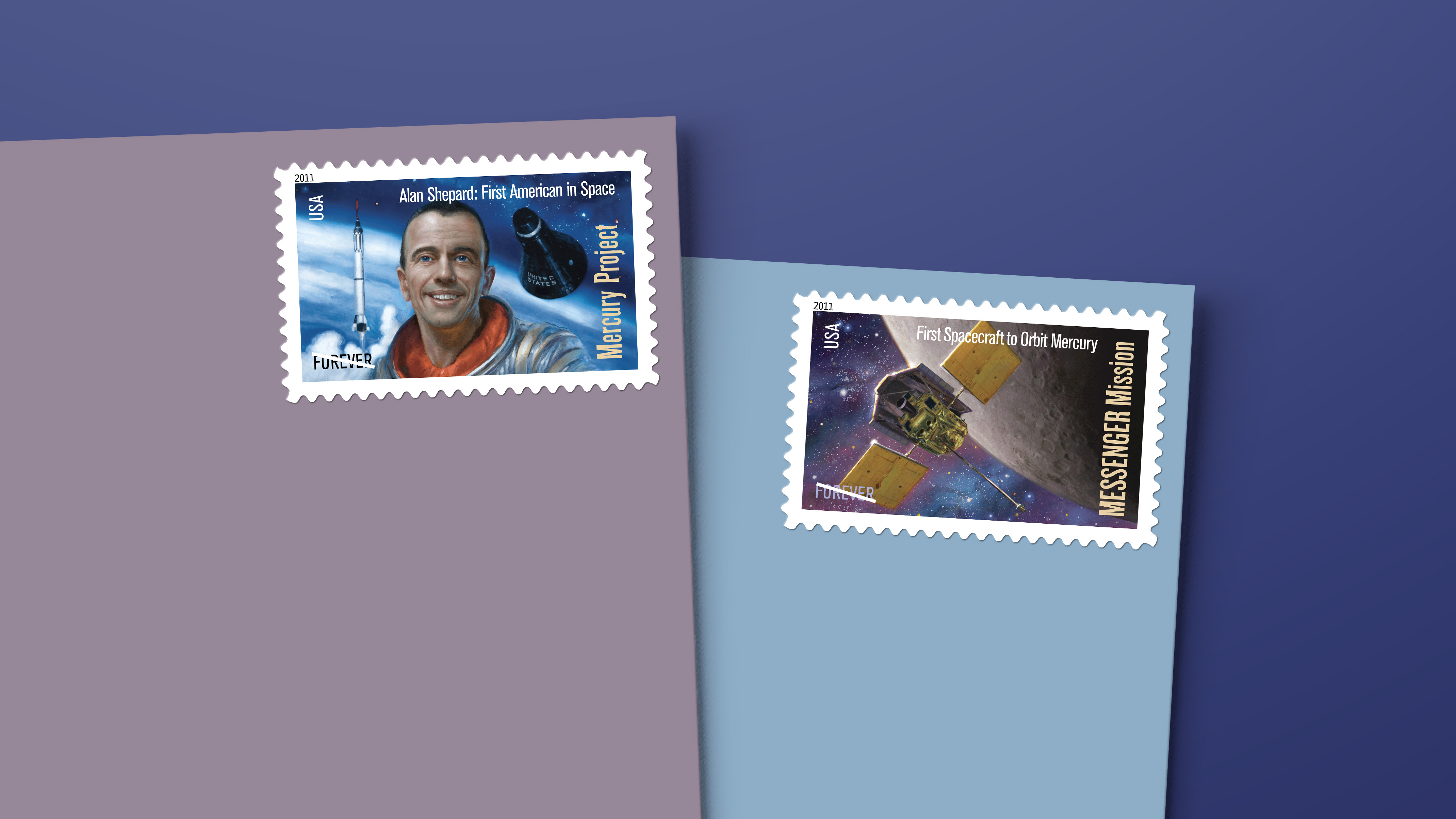 Mercury Project & MESSENGER Mission — Stamps Forever