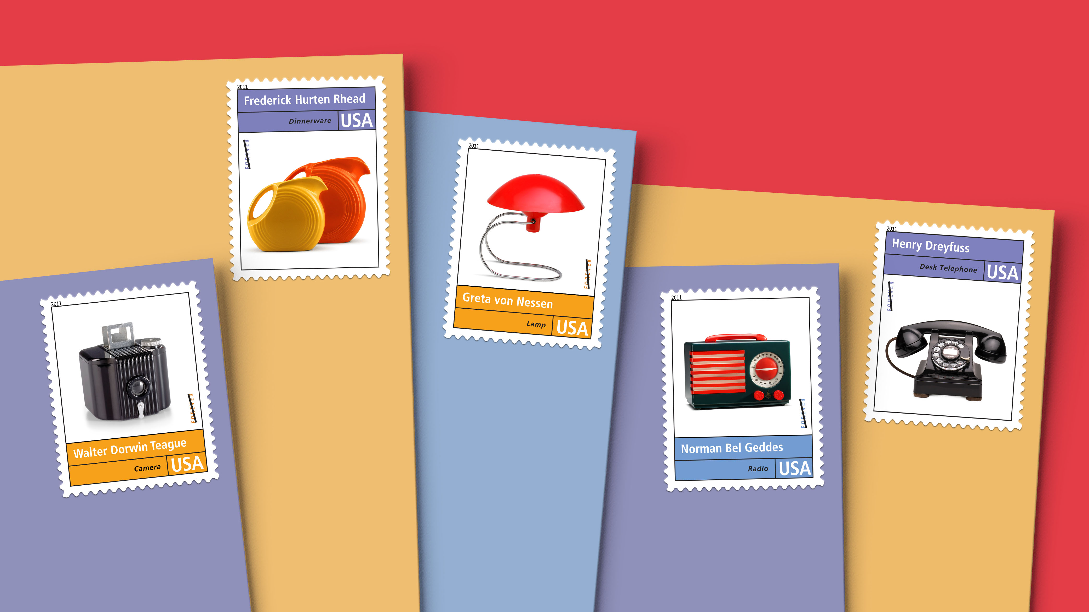 Pioneers of American Industrial Design — Stamps Forever