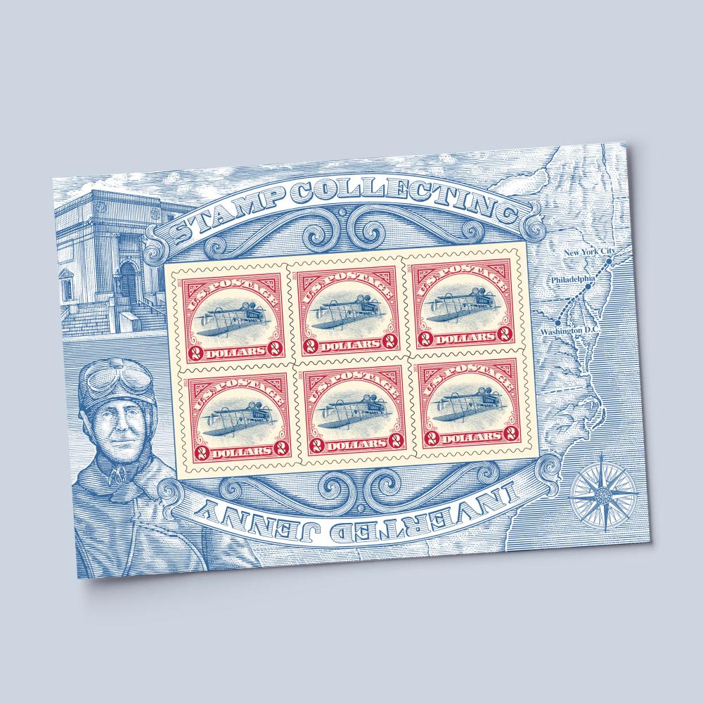 Inverted Jenny Souvenir Sheet — Stamps Forever