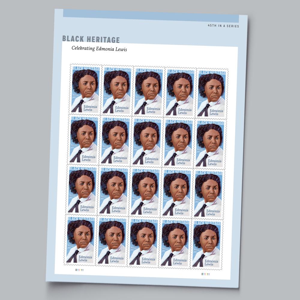 Edmonia Lewis Pane of 20 — Stamps Forever