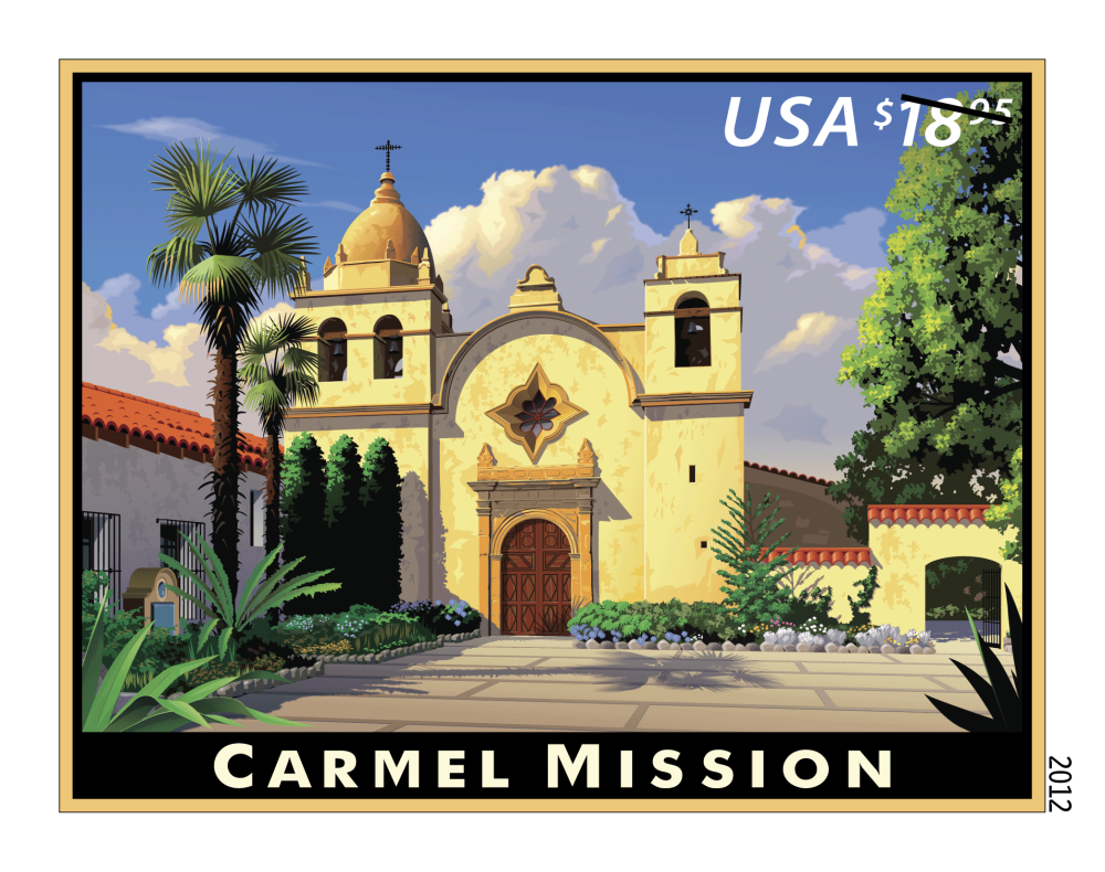 Carmel Mission — Stamps Forever