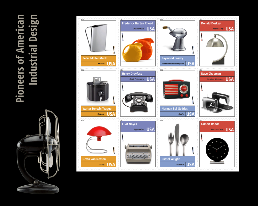 Pioneers of American Industrial Design — Stamps Forever