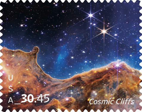 Cosmic Cliffs — Stamps Forever