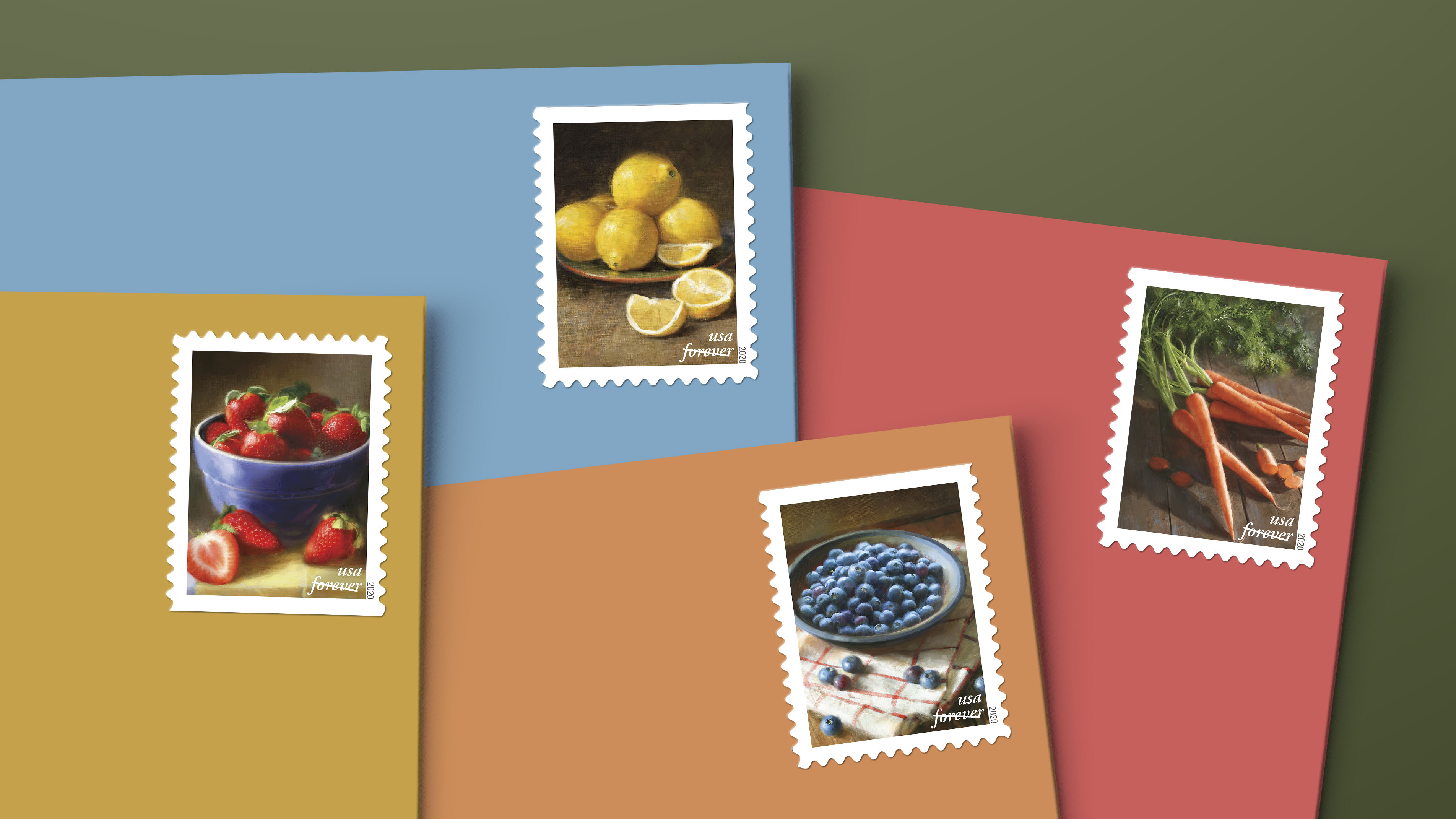 Fruits and Vegetables — Stamps Forever