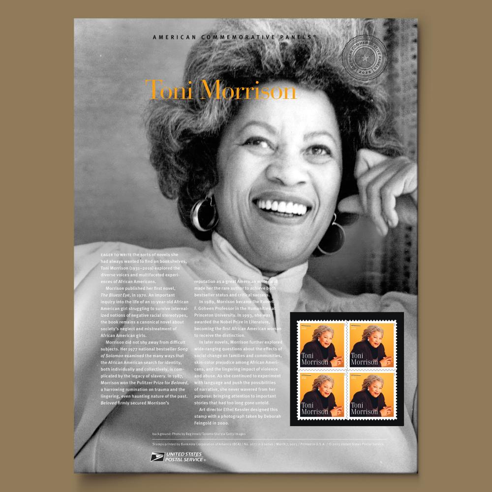 Toni Morrison American Commemorative Panel® — Stamps Forever