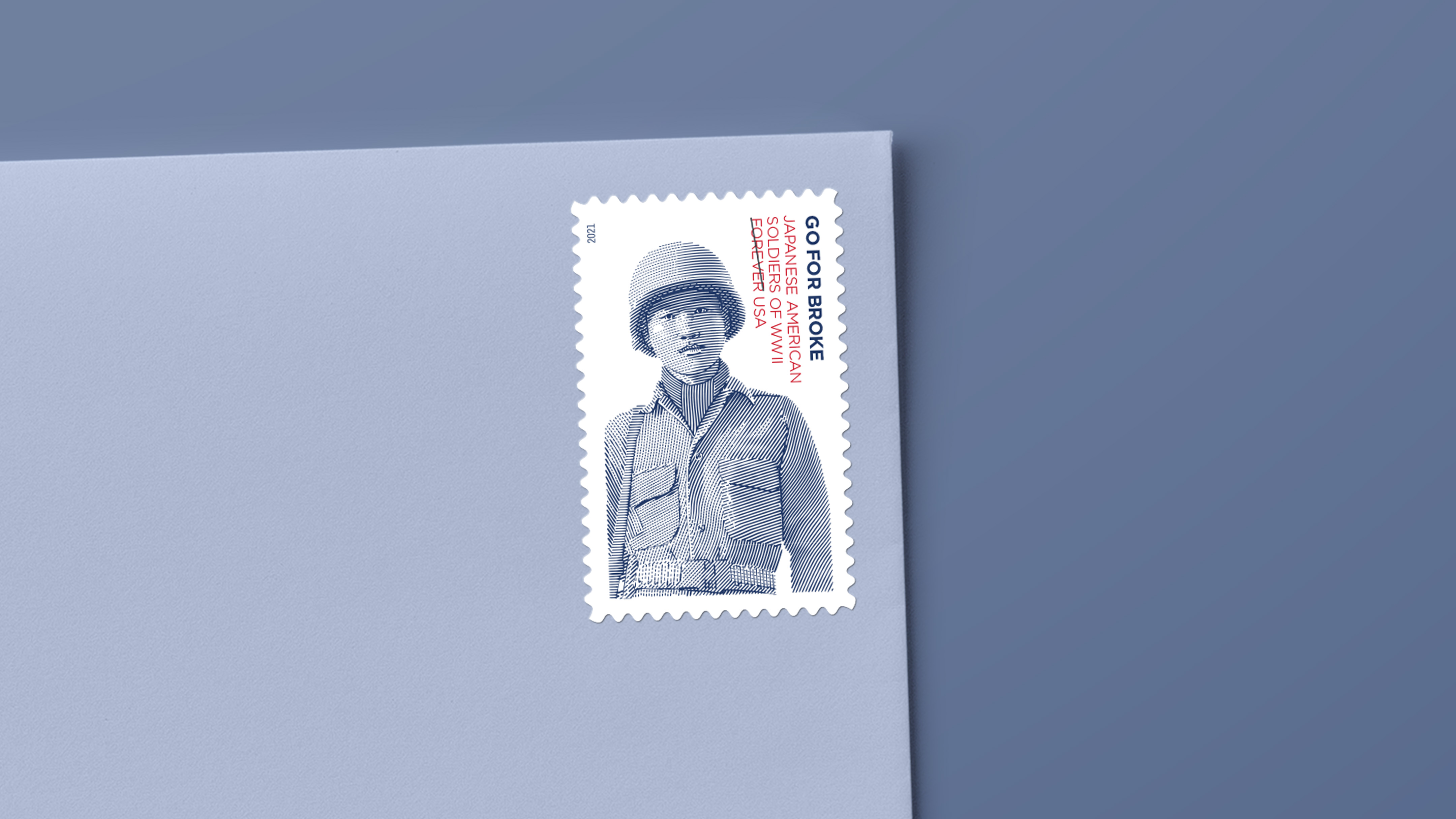 Go for Broke: Japanese American Soldiers of WWII Framed Stamp