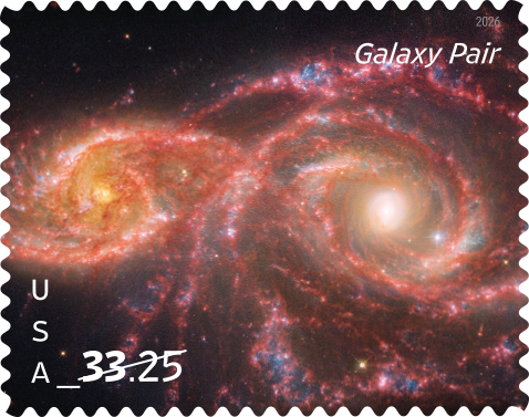Galaxy Pair — Stamps Forever