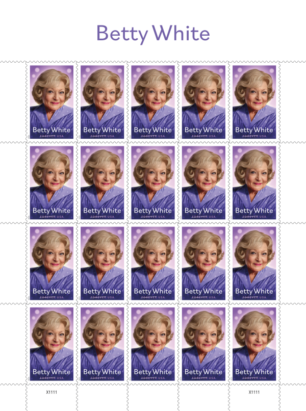 Betty white stamps forever